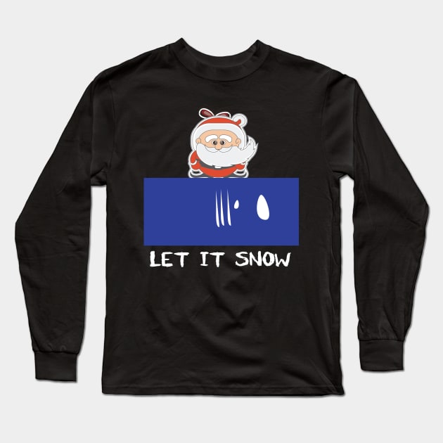 let it snow santa cocaine Long Sleeve T-Shirt by Gigart